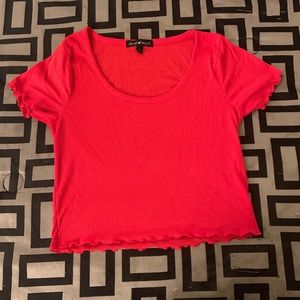 Size large Derek heart cropped tshirt